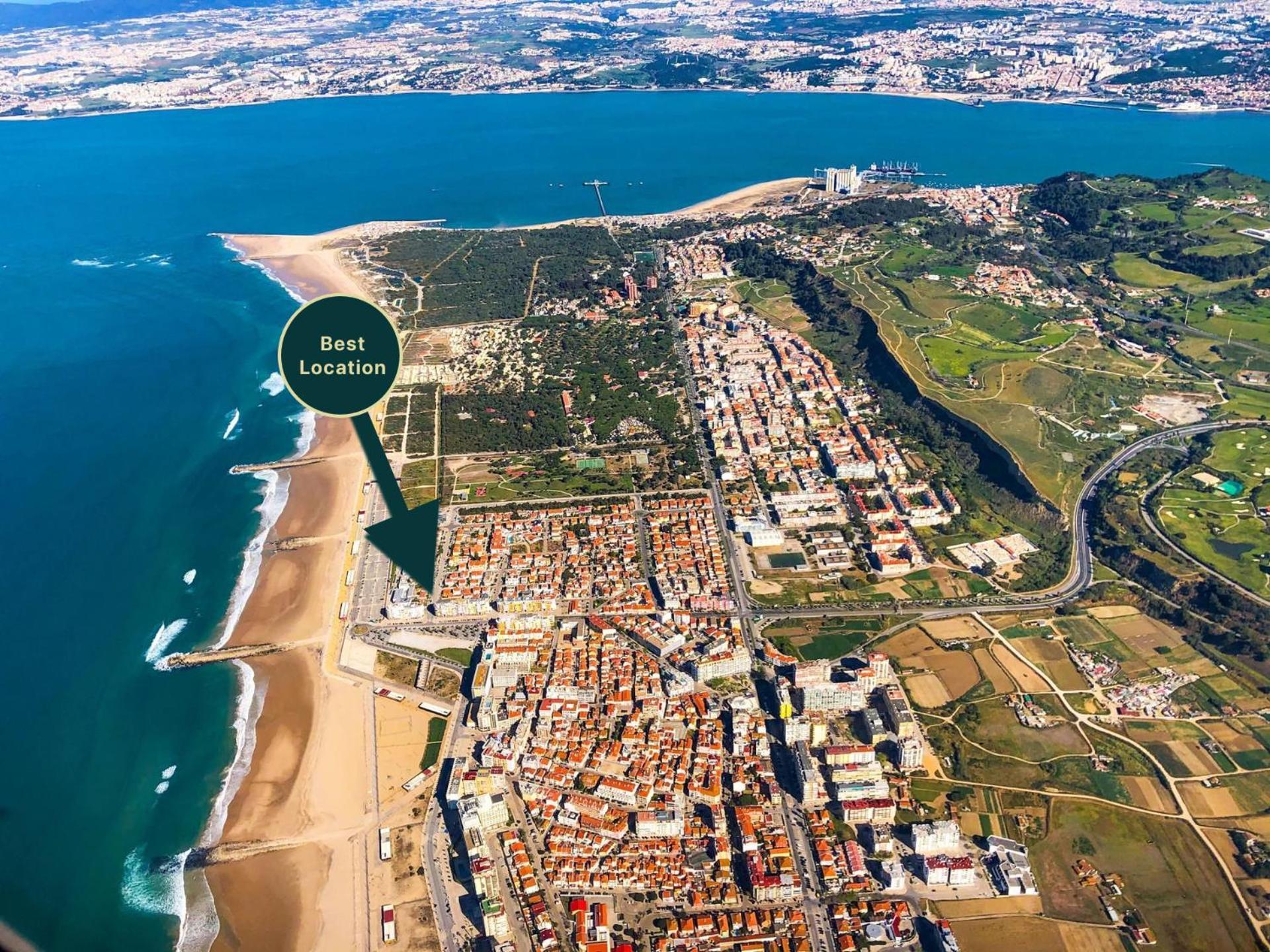 Sea View & Sundown, 150M From The Beach And Surf Spots Costa de Caparica Zewnętrze zdjęcie
